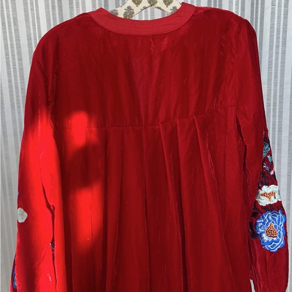 Womans sz S Free People Velvet Dress - Picture 4 of 5